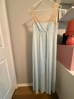 Vintage Vanity Fair Pale Blue Slip or Lingerie Piece